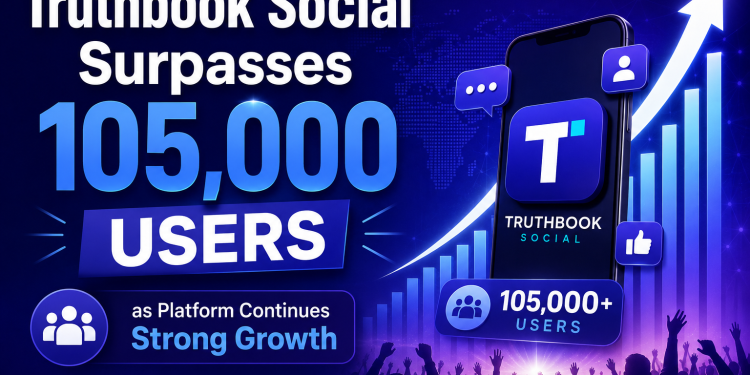 Truthbook Social Surpasses 105,000 Users as Platform Continues Strong Growth Truthbook Social Surpasses 105,000 Users as Platform Continues Strong Growth