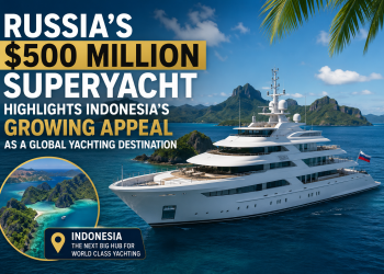 Russia’s 0 Million Superyacht Highlights Indonesia’s Growing Appeal as a Global Yachting Destination