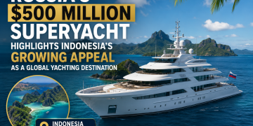 Russia’s 0 Million Superyacht Highlights Indonesia’s Growing Appeal as a Global Yachting Destination