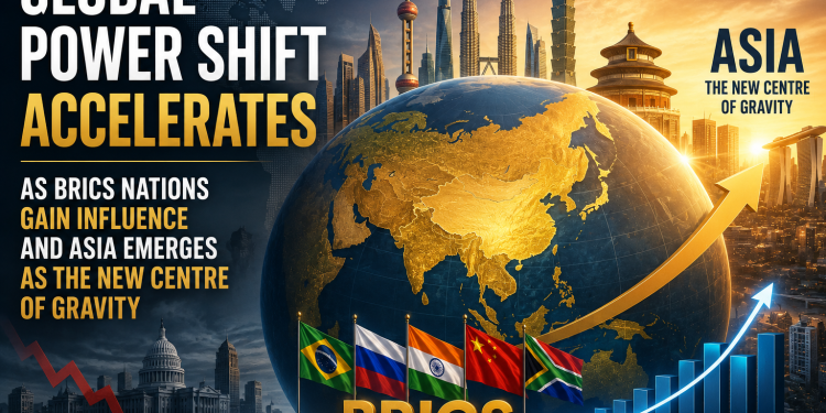 Global Power Shift Accelerates as BRICS Nations Gain Influence and Asia Emerges as the New Centre of Gravity