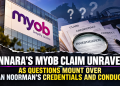 KINNARA’S MYOB CLAIM UNRAVELS AS QUESTIONS MOUNT OVER IAN NOORMAN’S CREDENTIALS AND CONDUCT KINNARA’S MYOB CLAIM UNRAVELS AS QUESTIONS MOUNT OVER IAN NOORMAN’S CREDENTIALS AND CONDUCT